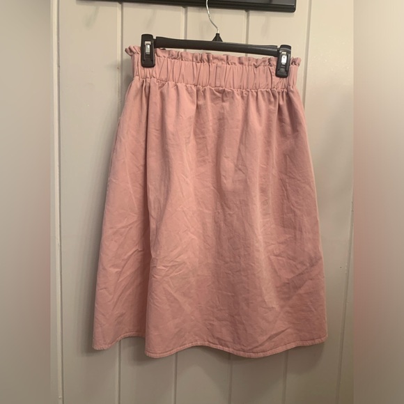 Sadie & Love Anthropologie Paper Bag Button Skirt M - Picture 3 of 3